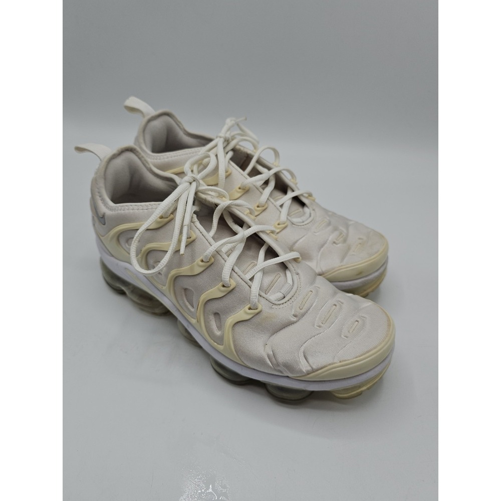 Nike Air VaporMax Plus Triple White (924453-100) Men's‎ Size 8.5 Flyknit OG 2020